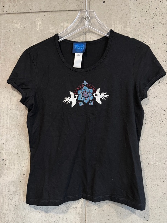Kenzo Tops - Vintage KENZO Jeans Graphic T-Shirt